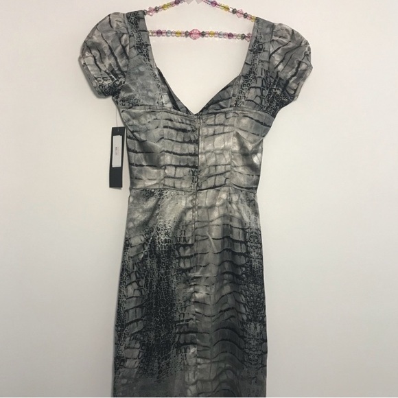 dress, stop staring, small, snake skin, short sleeves - Picture 2 of 2